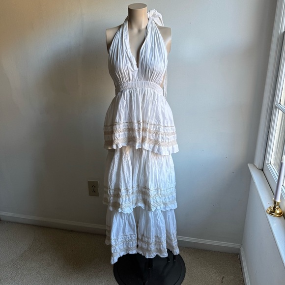 HANNAH DAVINA DRESS, GARDENIA - Picture 5 of 15